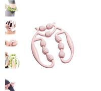 Nine Wheel Circular Leg Clamp Massager,Rodillo Relajador De Piernas,9 Wheel Circular Leg Roller,Relajador De Piernas Manual,Handheld Multifunctional Ring Roller,360° CircularLeg Neck Arm Relaxer (#C)