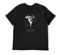 NINEAIR Mopuy Now I Am Become Death T-Shirt The Destroyer of The Worlds Robert Oppenheimer Black L