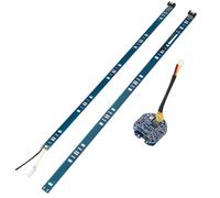 Ninebot ES1/E/ES4 Panneau de protection de batterie au lithium 36 V pour scooter électrique, coque en plastique ABS, bleu, 355 x 35 x 10 mm