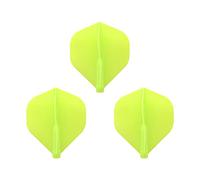 NineDartOut.us Cosmo Flight Lot de 3 ailettes de fléchettes standard Vert clair