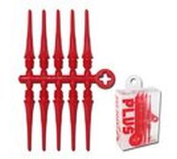 Ninedartout. US New. Fit Point Plus Fléchette avec Embout en Pointes - 50 Graines, Rouge, 1-3/32" (27mm) (Not Including Thread)