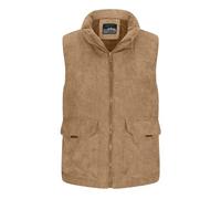 Ninedayx Gilet sans manches en polaire avec poche épaisse et fermeture éclair pour femme, grande taille, automne, hiver, randonnée, ski, A86 Jaune, 4XL