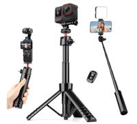 Nineigh 65cm Mini Perche Selfie Trépied de Table pour DJI Osmo Pocket 3,GoPro, Portable Trepied pour Petite Appareil Photo et Smartphone avec Télécommande et Support Téléphone pour Voyage Vlog