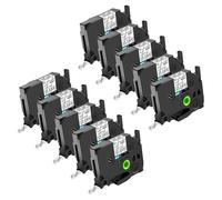 NineLeaf 10x Compatible for Brother TZe-131 Transparent Ruban D'Étiquette