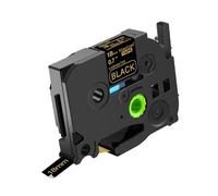 NineLeaf 20x Compatible for Brother P-Touch TZe-344 Noir Ruban D'Étiquette