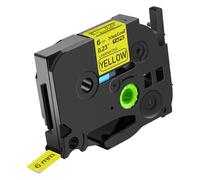 NineLeaf 30x Compatible for Brother P-Touch TZe-611 Jaune Ruban D'Étiquette