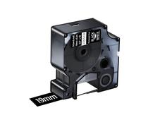 NineLeaf 30x Rubans d'étiquettes Vinyle 1805436 Noir Compatible Dymo Rhino