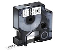 NineLeaf 30x Rubans d'étiquettes Vinyle 18444 Blanc Compatible Dymo Rhino