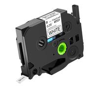 NineLeaf 40 pack de remplacement pour Brother P-touch TZe-221 TZ-221 TZe221 TZ221 AZe 9mm 0.35'' Ruban Noir sur Blanc Laminé D'étiquette Cassette pour Ptouch PT-D200 D450 D400VP D400 E300 Étiqueteuse