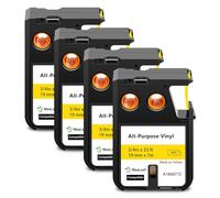 NineLeaf 4x Compatible Dymo 1868772 19mm Multi-usages Ruban D'étiquettes