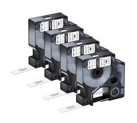NineLeaf 4x Ruban Clear 45010 pour Étiqueteuse Compatible avec Dymo D1