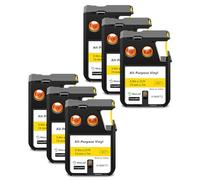 NineLeaf 6x Compatible Dymo 1868772 19mm Multi-usages Ruban D'étiquettes