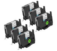 NineLeaf 6x Compatible for Brother TZe-111 Transparent Ruban D'Étiquette