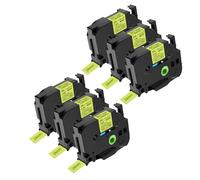 NineLeaf 6x Compatible for Brother TZe-C51 Jaune Fluo Ruban D'étiquette
