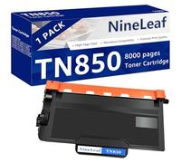 NineLeaf Cartouche de toner de rechange à haut rendement pour Brother TN850 TN-850 à utiliser dans les imprimantes MFC-L5900DW HL-L6200DW MFC-L5850DW MFC-L5700DW HL-L5200DW HL-L6200DWT Noir