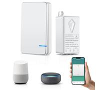 NineLeaf Interrupteur Connecté,Interrupteur Intelligent avec APP Contrôle et Commande vocale,Compatible avec Alexa et Google Assistant,Tuya/Smart Life APP,Wi-Fi 2.4 GHz uniquement