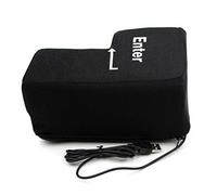 NINESHE Big Enter - Jouet en peluche USB pour soulager le stress - Oreiller de décompression pour la sieste au bureau - Outil de relaxation pour soulager le stress