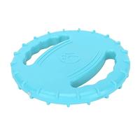 NINESHE Disque Volant pour Chien, 2 Côté Creux Creux Flexible Sound Sound Entraîne d'Entraînement pour Animaux de Compagnie Disque Volant, Jouet de Flyer pour la Plage, Le Lac, L'Étang (Ciel Bleu)