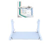 NINESHE Perche de Fenêtre de Chat sans Fil, Lit de Bain de Soleil de Chat avec 4 sous Tasses, Un Poids Fort Portant Un Siège de Fenêtre de Chat, Un Hamac de Chat, des Lits de Chats (Bleu)