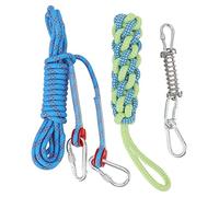 NINESHE Toys de Corde à Poteau de Printemps, Jouets de Cordes de Chien de 16 Pieds, Chiens Interactifs en Plein Air Jouet Corde, Jouets Suspendus Extérieurs Exercez des Muscles