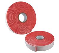 NineSSJLY 2 rouleaux de bandes isolantes 5 mm x 5 cm x 10 m, en mousse PE rose, autocollantes, pour chauffage au sol et enduit de nivellement.