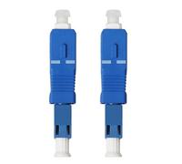 NineSSJLY Adaptateurs Fibre Optique - 2 pièces SC mâle vers LC femelle - Compatible FritzBox, modem fibre et prises optiques - SC/LC APC - Connexion rapide et fiable