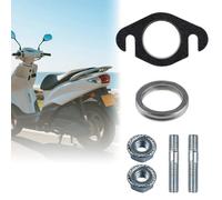 NineSSJLY Kit de joints d’échappement pour scooter 50 cc - Joints plats/ronds + vis et écrous - CompatibleYamaha Aerox, compatibleMBK Booster, compatibleAprilia SR, CPI, Malaguti F10/F12