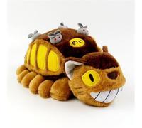 Ninesun 30 cm de Bande dessinée Douce Anime Chat Bus Jouet Peluche, Mignon Dessin Animé Animation Réaliste Poupée Douce Oreiller Crocodile pour Bébé Adulte Décoration Maison