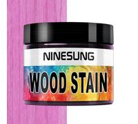 Ninesung Teinture pour bois rose | Poudre de teinture pour bois pour intérieur et extérieur | Teinture pour meubles | Séchage rapide | Poudre de coloration pour bois (rose, 56,7 g)
