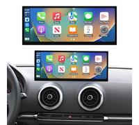 Ninetom Autoradio 12,3 Pouces, Apple CarPlay/Android Auto/Mirrorlink/GPS pour Audi A3 S3 2014-2019 avec système MIB, Compatible Mirrorlink, Appareil Photo, Navigation, Siri et Musique