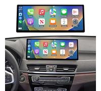 Ninetom Autoradio avec écran Tactile de 12,3 Pouces, intégrant Carplay sans Fil et Android Auto, conçu pour la série BMW X1 F48 de 2016-2022 avec système Evo, prenant en Charge Mirrorlink, Navigation