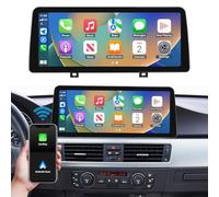 Ninetom Autoradio écran Tactile 12,3" avec Carplay sans Fil et Android Auto pour 2005-2008 BMW Série 3 E90 E91 E92 E93 avec système CCC, Prise en Charge Mirrorlink, caméra, Navigation
