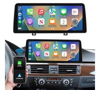 Ninetom Autoradio écran Tactile 12,3 Pouces avec Carplay sans Fil et Android Auto pour 2009-2013 BMW Série 3 E90 E91 E92 E93 avec système CIC, Support Mirrorlink, caméra, Navigation