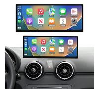 Ninetom CarPlay Autoradio 12,3'' Écran Tactile pour 2012-2018 Audi A1 | CarPlay et Android Auto sans fil pour 2012-2018 Audi A1 3GMMI & RMC, HD Linux Autoradio avec MirrorLink, avigation, caméra