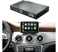 Ninetom Kit de Mise à Niveau de décodeur Carplay sans Fil pour Mercedes Benz A/B/C/GLK/GLA/GLC/GLS/ML/GL/SLK/E/G/V Classe 2011-2015 avec NTG4.5/4.7, Prend en Charge Mirrorlink, Navigation, Caméra