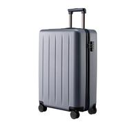 NINETYGO Danube, valise cabine, approuvée par les compagnies aériennes, idéale pour des voyages de 3 à 5 jours, double roue pivotante, coque en polycarbonate 100 % rigide, serrure TSA, gris étoilé, 20