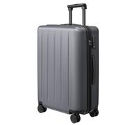 NINETYGO Danube, valise cabine, approuvée par les compagnies aériennes, idéale pour des voyages de 5 à 7 jours, double roue pivotante, coque en polycarbonate 100 % rigide, serrure TSA, gris étoilé, 24