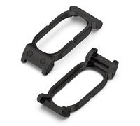 NineXuan Adaptateur de bracelet de montre connecteur compatible avec Google Fitbit Air Watch Band Adapter Connection 12mm Bracelet de montre pour Google Fitbit Air Band Accessoires, Taille M, Métal