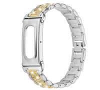 NineXuan Bracelet compatible avec Google Fitbit Air - Bracelet de montre de rechange en acier inoxydable pour homme et femme, Taille moyenne, Métal, Pas de pierre précieuse