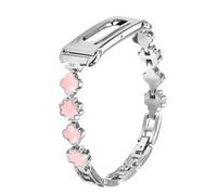 NineXuan Bracelet de rechange en métal pour Google Fitbit Air Band, bracelet de montre en acier inoxydable pour tracker d'activité Fitbit Air, Mittelgroße, Métal, Pas de pierre précieuse