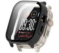 NineXuan Coque de protection compatible avec Realme Watch 5, coque rigide en PC avec accessoire de protection d'écran, coque résistante aux rayures (noir)