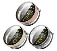 NineXuan Coque de protection pour Honor Watch GS5, coque de protection complète, coque de protection d'écran rigide en PC (lot de 3)