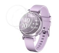 NineXuan Lot de 3 films de protection d'écran compatibles avec Garmin Lily 2/Lily 2 Active, HD transparent, résistant aux chocs, en verre trempé, accessoires pour montre intelligente (lys 2)
