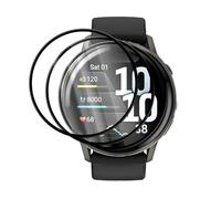 NineXuan Lot de 3 films de protection d'écran en verre trempé pour Garmin Venu 4 41 mm/45 mm, dureté 9H, HD transparent, sans bulles, anti-rayures (45 mm)