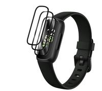 NineXuan Lot de 3 films de protection d'écran pour Fitbit Charge 6/Charge 5/Inspire 3/Versa 4/Sense 2, dureté 9H, HD transparent, sans bulles, anti-rayures, film trempé (Inspire 3)