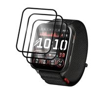 NineXuan Lot de 3 films de protection d'écran pour Garmin Venu X1 - Dureté 9H - Transparent - Sans bulles - Anti-rayures