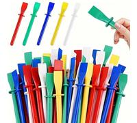 NINFEIQI Lot de 10 écarteurs de colle pour colle PVA, applicateur de colle colorée, spatule en plastique pour la maison, le bureau, l'école, l'art et l'artisanat