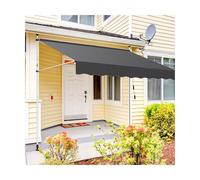 Ning es Mécanisme de manivelle rétractable Hauteur parfaite pour et portes Gris 250 cm