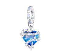 NINGAN 925 Charm Perles En Argent Sterling Lapin, éLéPhant, Tortue Et Chiot, Adapté Aux Bracelets Et Colliers Pour Femmes Cadeau D'Anniversaire
