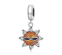 NINGAN 925 Charm Perles En Argent Sterling Lapin, éLéPhant, Tortue Et Chiot, Adapté Aux Bracelets Et Colliers Pour Femmes Cadeau D'Anniversaire